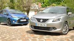 Essai : La Toyota Yaris Hybride trouve à qui parler avec la Suzuki Baleno SHVS