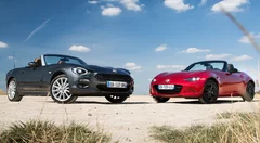 Essai comparatif Fiat 124 Spider vs Mazda MX-5 : les sœurs ennemies