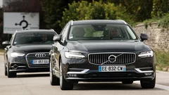 Essai : La Volvo V90 D4 défie l'Audi A6 Avant TDI 190 ultra