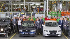 La Skoda Superb passe le cap du million d'exemplaires produits