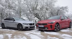 Essai Kia Stinger GT et BMW 440i Gran Coupé : belles et rebelles