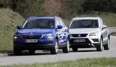 Essai comparatif : le Skoda Karoq défie le Seat Ateca