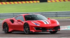 Essai Ferrari 488 Pista 720 ch : Piste rouge
