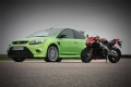 Essai Ford Focus RS vs Aprilia RSV4 Factory : les coups de cœur 2009 de Caradisiac