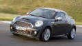 La Mini coupé en scéance d'essai