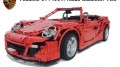 Nouvelle Porsche 911 Type 997 Turbo Cabriolet PDK ....en Légo ! [vidéo]