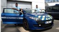 Caradisiac à bord de la Mégane RS de la gendarmerie
