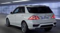 Mercedes ML 63 AMG : Blanche comme une avalanche