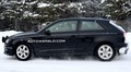 L'Audi A3 presque à découvert