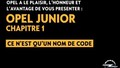 Opel lance le plan com' de la Junior