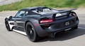 Premiers essais routiers pour la 918 Spyder