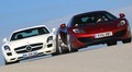 Essai Mercedes SLS AMG vs McLaren MP4-12C : Du racing et des ailes