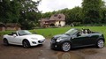Essai Mazda MX-5 1.8 vs Mini Roadster Cooper