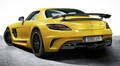 Mercedes SLS AMG Black Series en mouvement