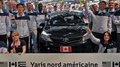Des Toyota Yaris "made in France" exportées en Amérique du Nord