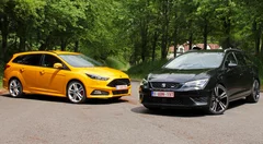Essai Ford Focus ST break vs Seat Leon ST Cupra : Coffre au carré