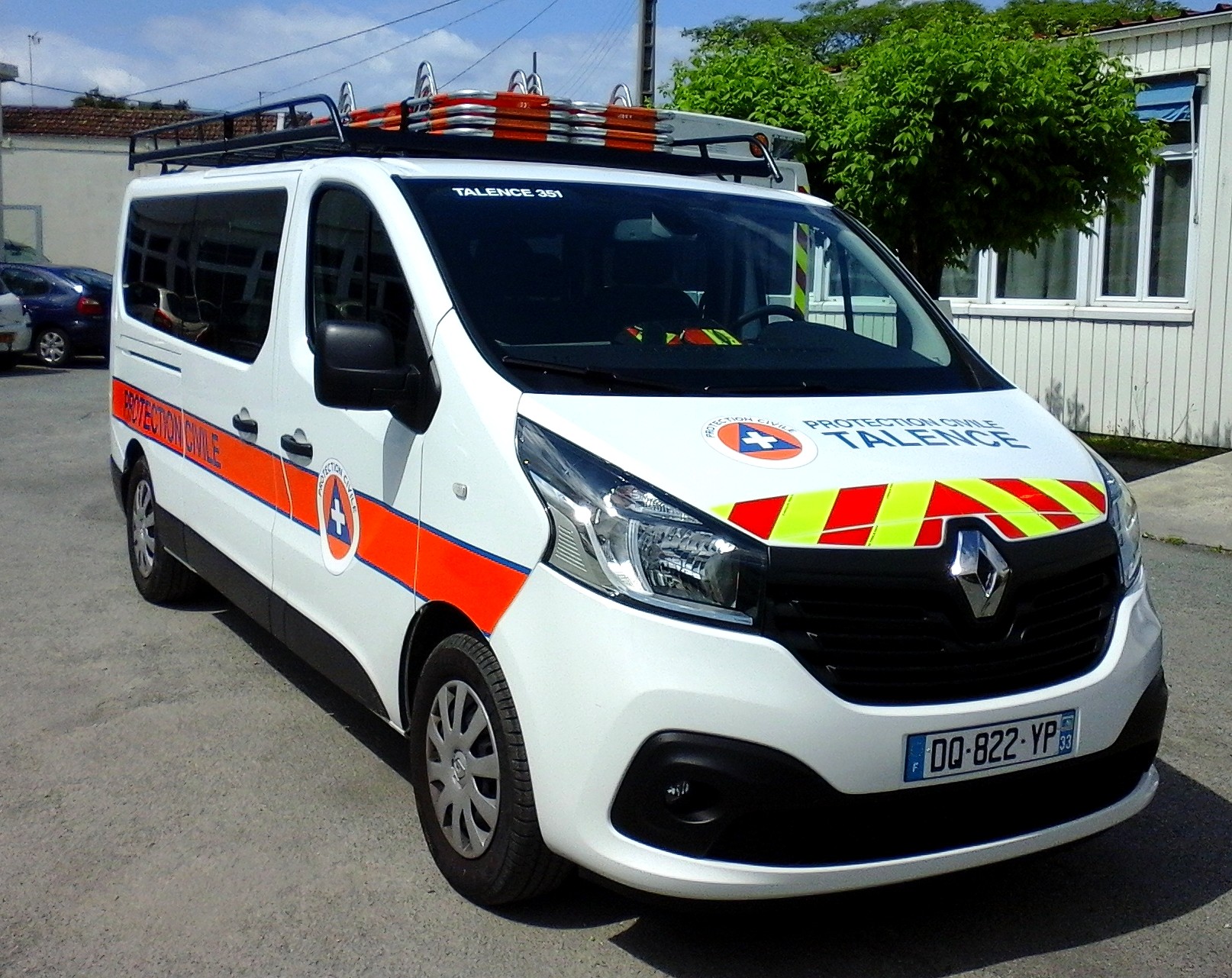 Renault Trafic, Le nouveau véhicule de la Protection Civile