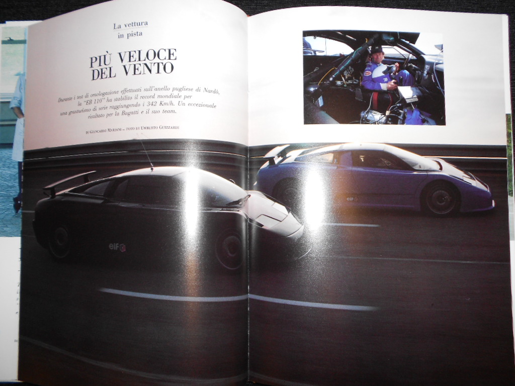 Bugatti EB110: Magazine articles (scans) - Page 3 - Auto titre