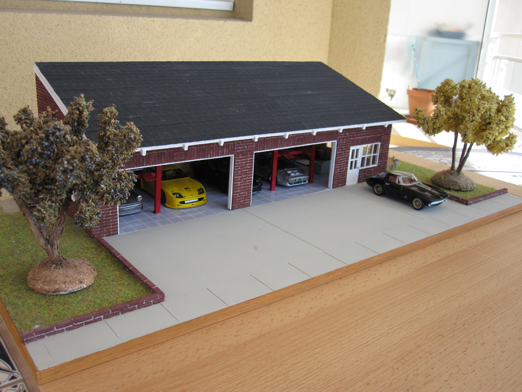 Maquette De Péage En échelle 0 (1/43) – Pièce Unique Pour Décor De Train Miniature
