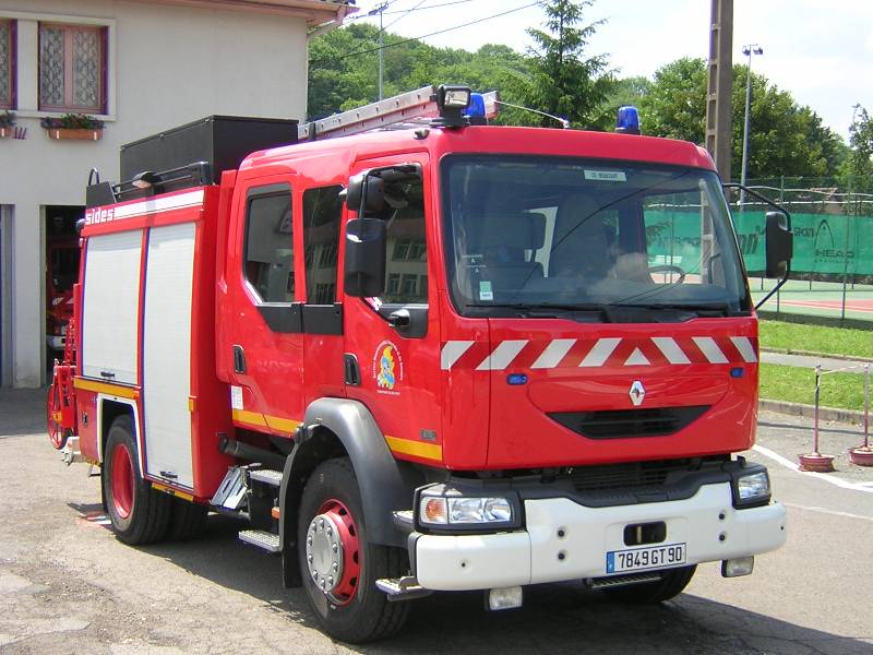 ODEON - Véhicule Des Pompiers Du DOUBS Limité à 504 Pièces – RENAULT Master T (1/43, Métal, Rouge)