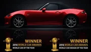 La Mazda MX-5 élue World Car of the Year
