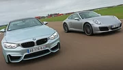 Essai BMW M4 vs Porsche 911 Carrera S : L'ère du Turbo