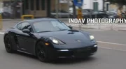 Le futur Porsche 718 Cayman surpris en Italie