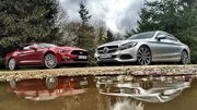 Essai Ford Mustang vs Mercedes Classe C Coupé : Coupés décalés