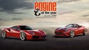Le V8 de la Ferrari 488 GTB élu meilleur moteur de l'année 2016