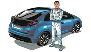 Honda Civic Vaillante : un clin d'œil à Michel Vaillant