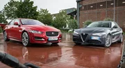 Essai Alfa Romeo Giulia vs Jaguar XE : les chaînons manquants