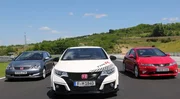 Essai de 3 générations de Honda Civic Type R sur circuit !