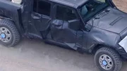 Un prototype de Jeep Wrangler Pick-up 2018 surpris en cours d'essais