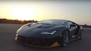 La Lamborghini Centenario sur le circuit de Nardo