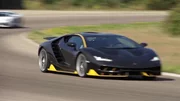 Lamborghini Centenario : première vidéo dynamique à Nardo