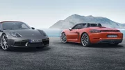 Porsche : bientôt des "petits" 718 Boxster et Cayman de 250 chevaux