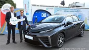 Une première Toyota Mirai livrée en France, à l'Air Liquide
