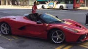 La Ferrari LaFerrari Aperta aperçue à Barcelone !