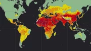 Carte mondiale de la pollution aux particules fines