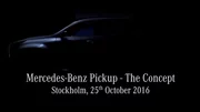 Mercedes : premier teaser pour le pickup, en concept