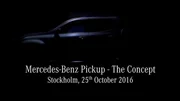 Le pick-up de Mercedes montre quelques bouts de sa carrosserie