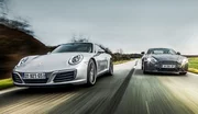 Match Porsche 911 contre Aston Martin V8 Vantage : L'étoffe des artistes