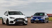 Comparatif Ford Focus RS et Volkswagen Golf R SW