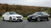 Essai Alfa Romeo Giulia vs Mercedes Classe C : renouveau ou classicisme ?