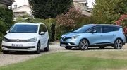 Essai Renault Grand Scenic 4 vs Volkswagen Touran : Le style ou le volume ?