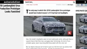 Le Lamborghini Urus de production aperçu pour la première fois