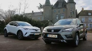 Essai Seat Ateca vs Toyota C-HR : Deux visions du crossover compact