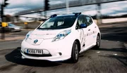 La Nissan Leaf autonome sur les routes