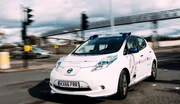 Nissan Leaf autonome en démonstration à Londres