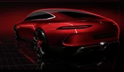 Mercedes AMG GT Concept : 1er dessin du coupé à quatre portes AMG